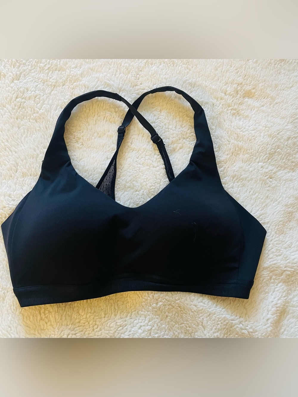 lululemon athletica Black Cross-Back Sports Bra
